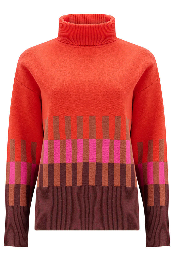 Serita Jumper (Orange/Multi)