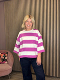 Sia Sweatshirt (Mauve/Cream)