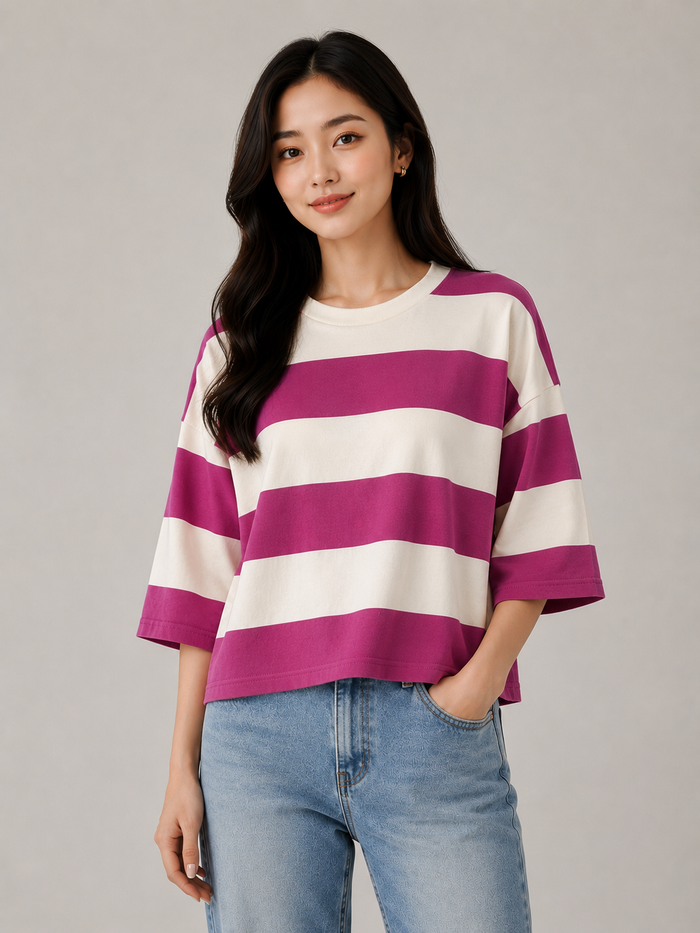 Sia Sweatshirt (Mauve/Cream)