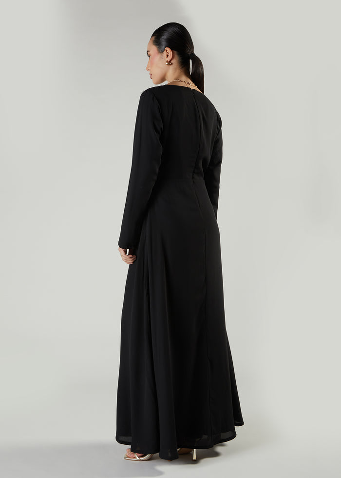 Side Twist Maxi Black