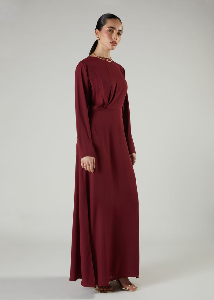 Side Twist Maxi Red