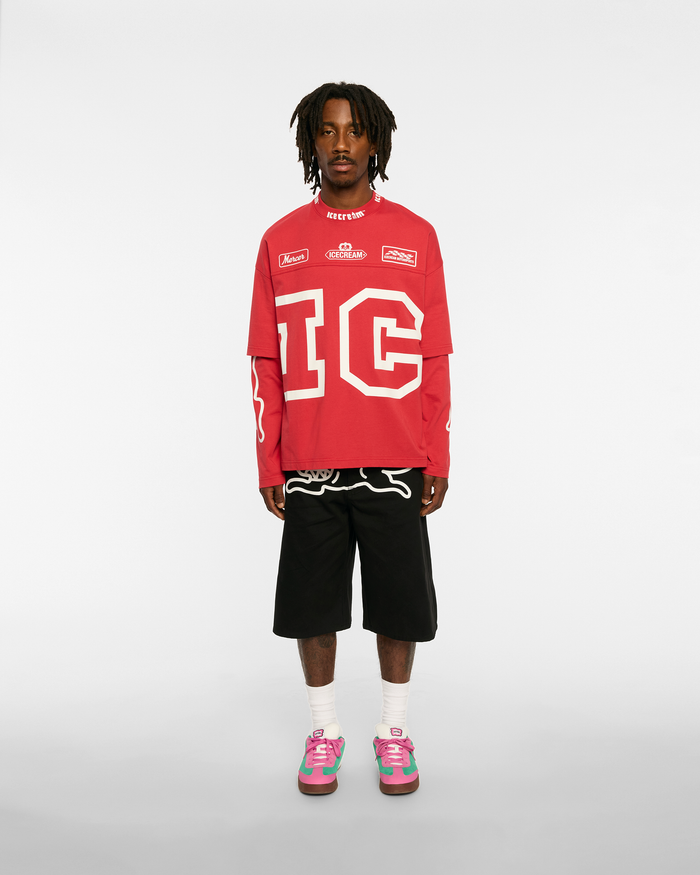 Strawberry LS Knit