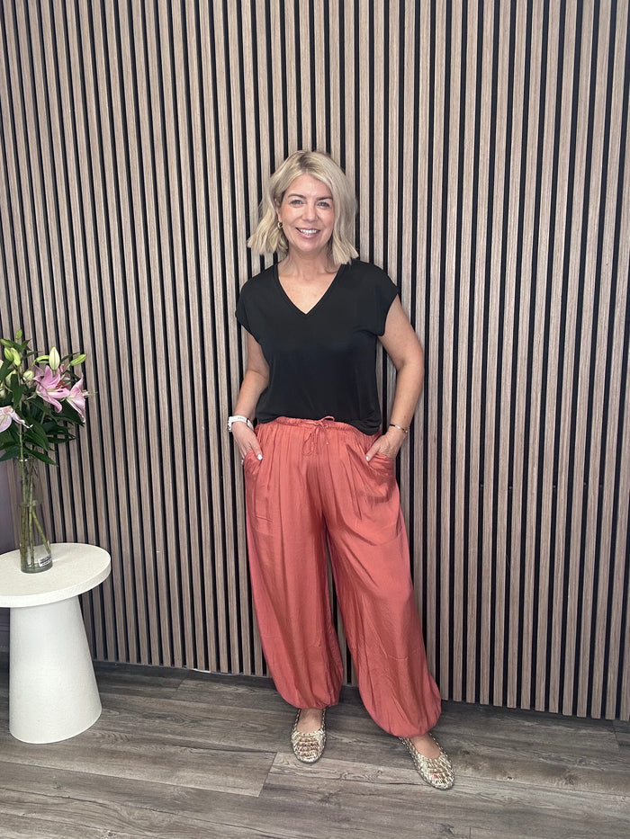 Terry Pants (Terracotta)