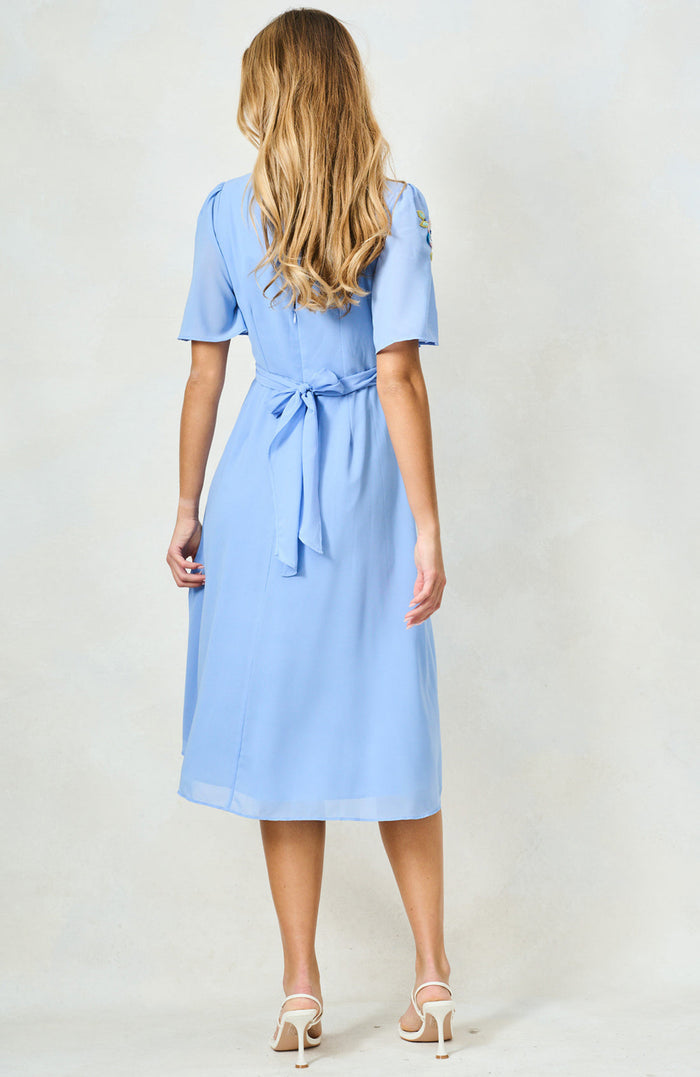 The Calliope Midi Dress (Blue)