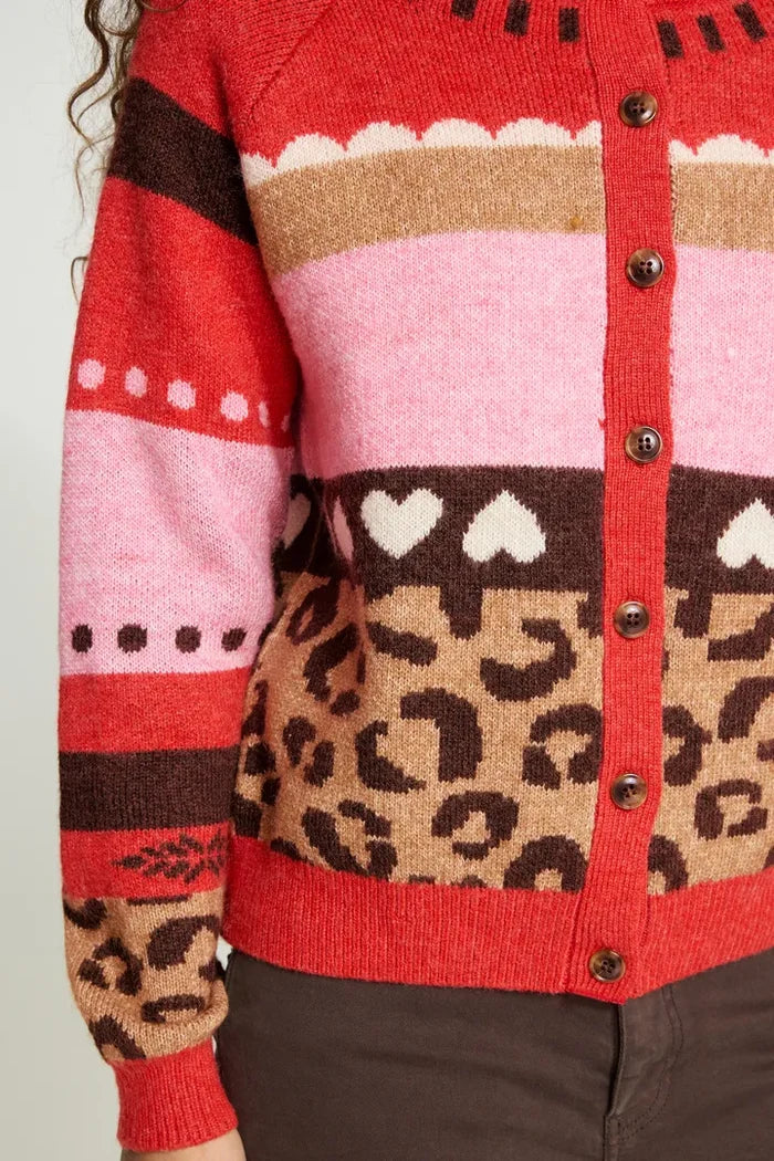 Toni Cardigan (Poinsettia)