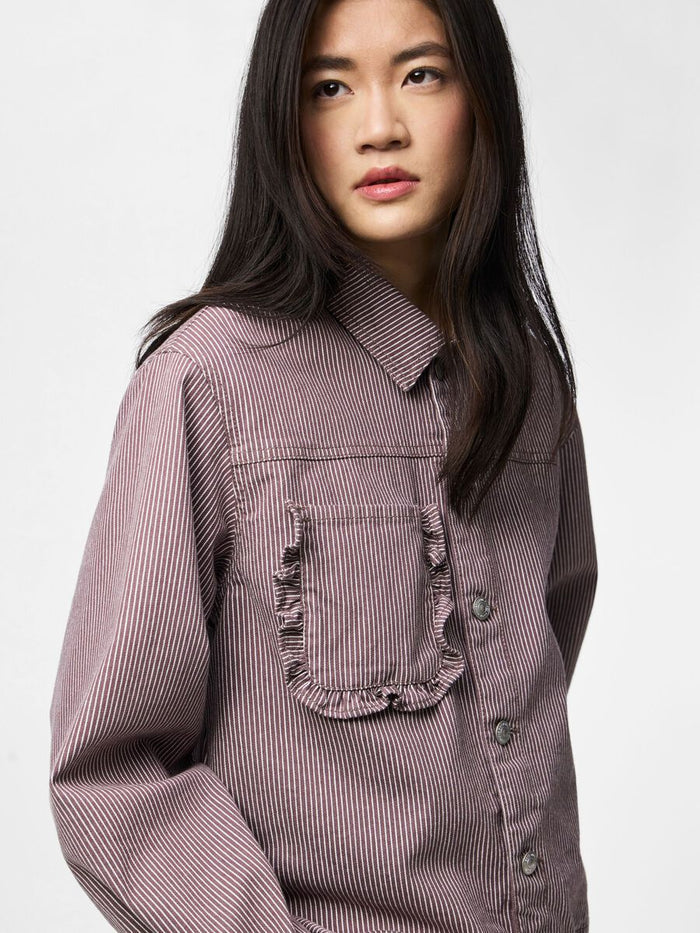 Tracey Denim Jacket (Sparrow/Cloud Dancer)
