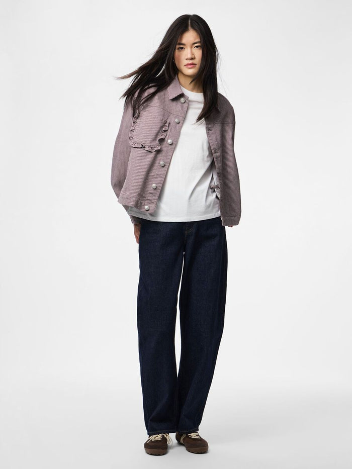 Tracey Denim Jacket (Sparrow/Cloud Dancer)