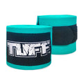 TUFF Hand Wraps Elastic Cotton Aqua Blue