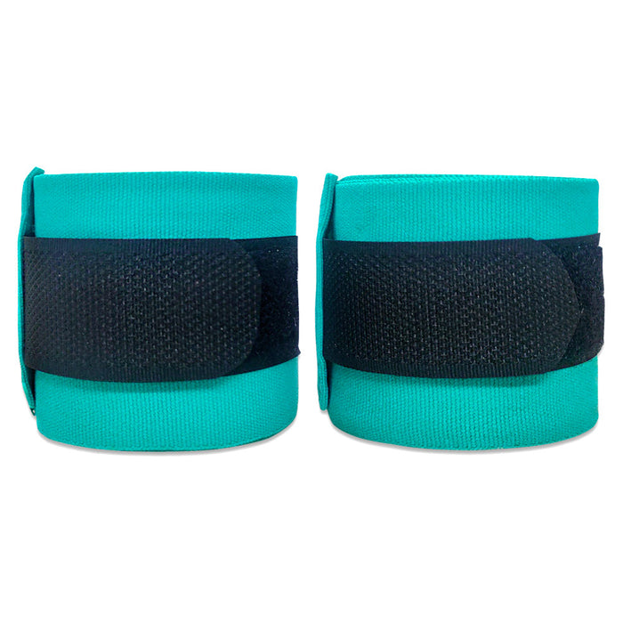 TUFF Hand Wraps Elastic Cotton Aqua Blue
