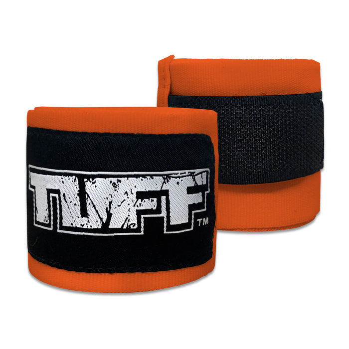 TUFF Hand Wraps Elastic Cotton Orange