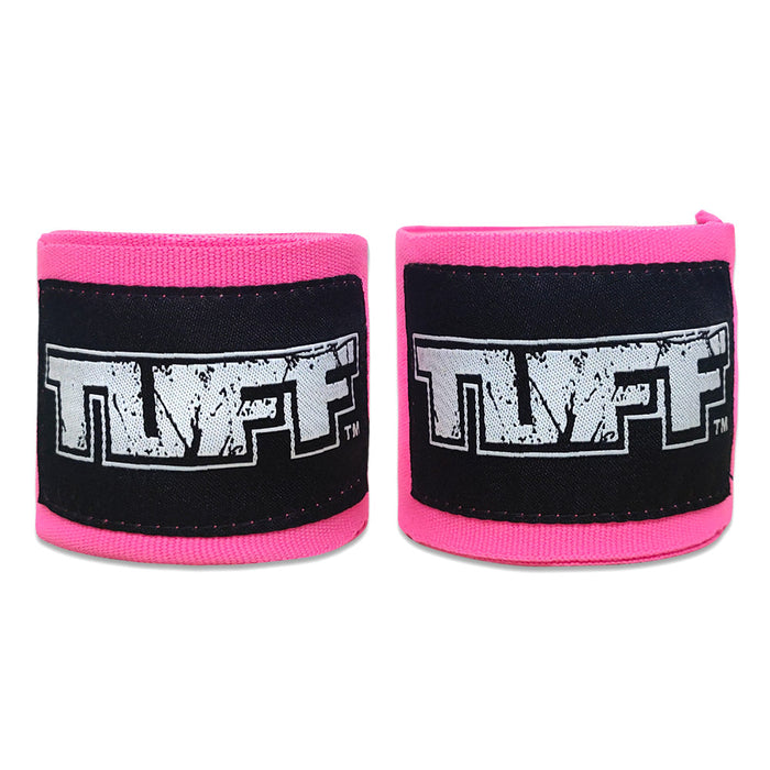 TUFF Hand Wraps Elastic Cotton Pink