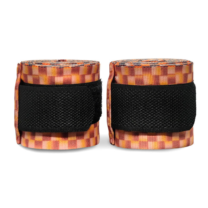 TUFF Hand Wraps Nylon Stripe Orange