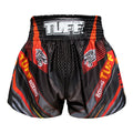 TUFF Muay Thai Shorts Boxing Trunks Traditional Style (TUF-MS611-BLK)