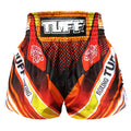 TUFF Muay Thai Shorts Boxing Trunks Traditional Style (TUF-MS611-RED)
