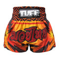 TUFF Muay Thai Shorts Boxing Trunks Traditional Style (TUF-MS616-ORG)
