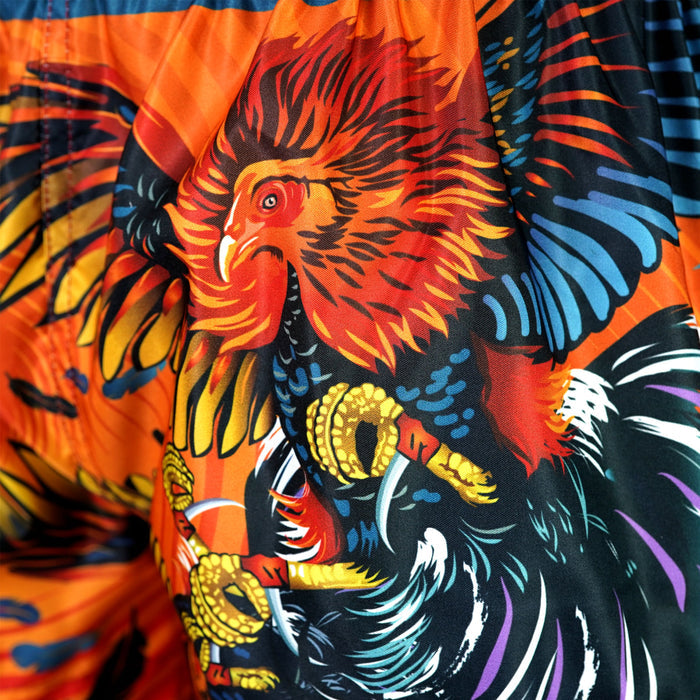 TUFF Muay Thai Shorts Boxing Trunks Traditional Style (TUF-MS676-ORG)