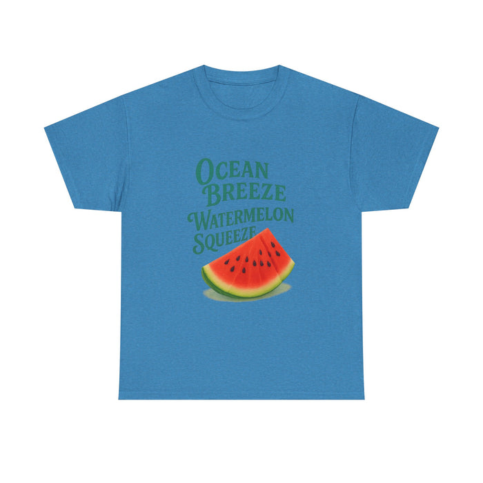 Watermelon Summer Tee – Unisex Cotton Beach Shirt