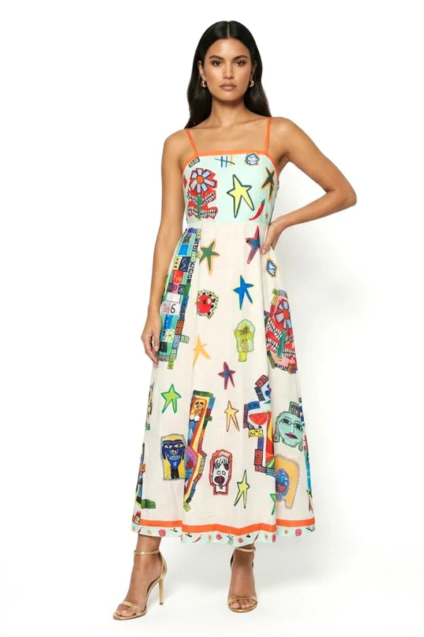 Willow Maxi Dress (Cream)