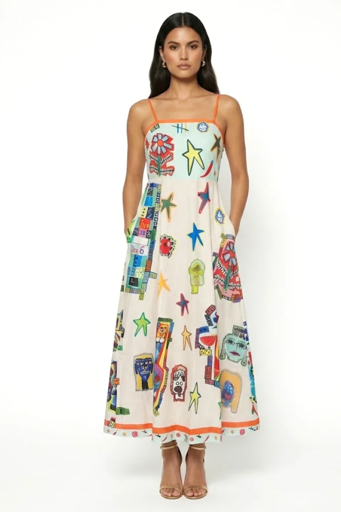 Willow Maxi Dress (Cream)
