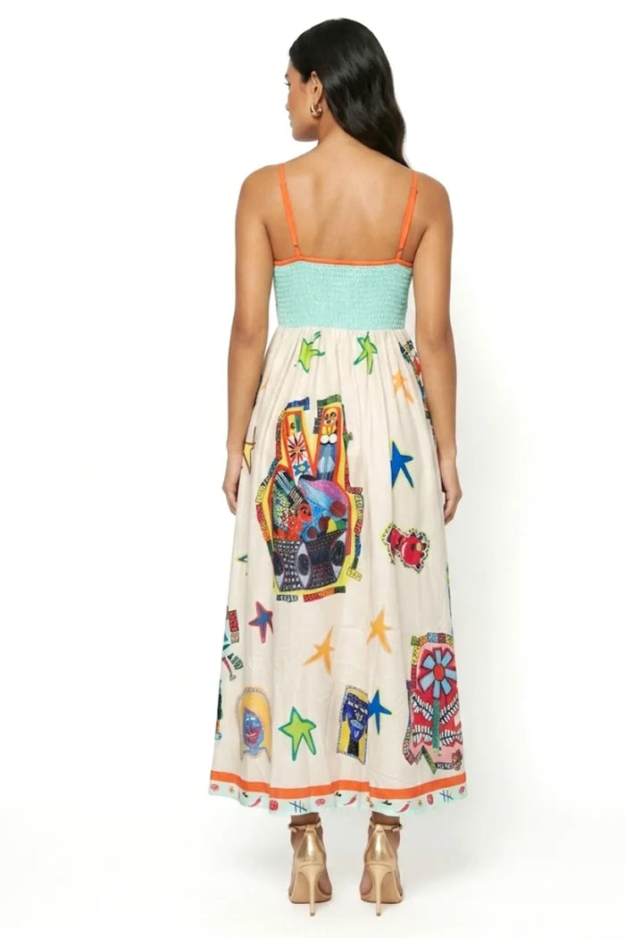 Willow Maxi Dress (Cream)