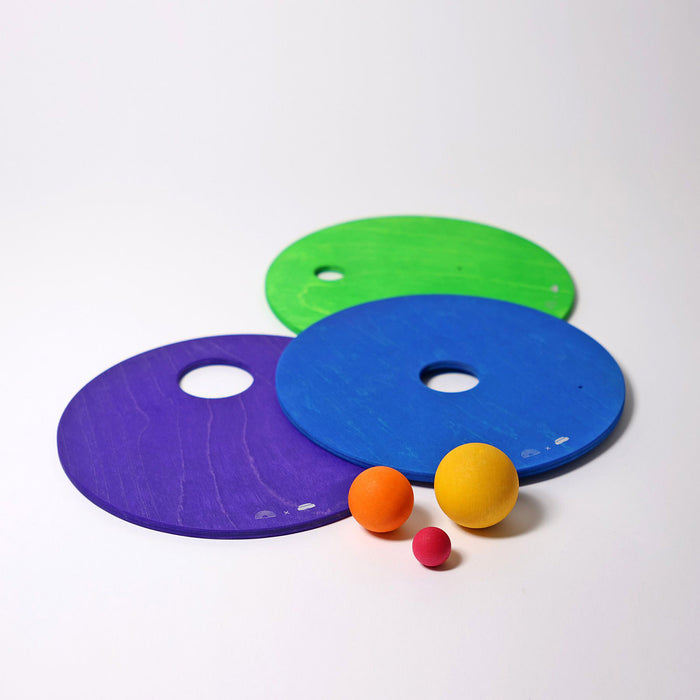 Wooden Grimms x Stapelstein Rolling Discs - Cool Classic
