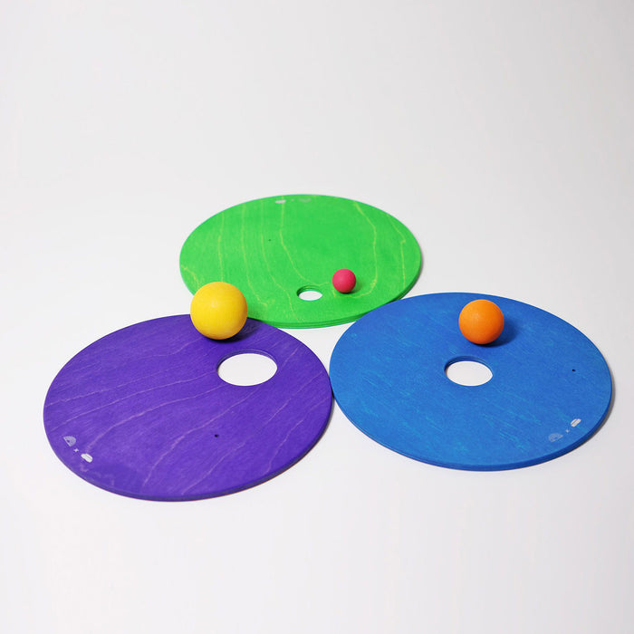 Wooden Grimms x Stapelstein Rolling Discs - Cool Classic