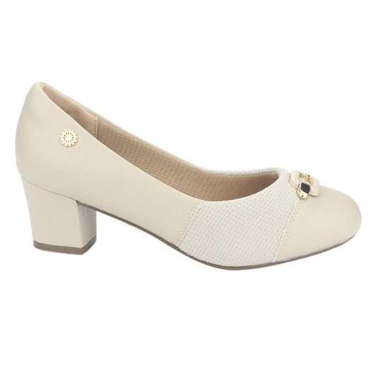 Zapato Chalada Mujer Flexi-57 Beige Casual Tacones Bajos Chalada