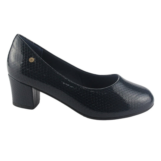 Zapato Chalada Mujer Flexi-58 Azul Casual Tacones Altos Chalada