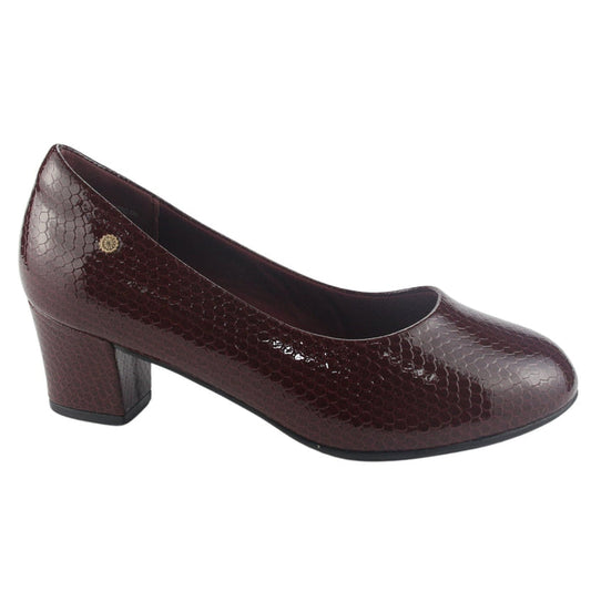 Zapato Chalada Mujer Flexi-58 Burdeo Casual Tacones Altos Chalada