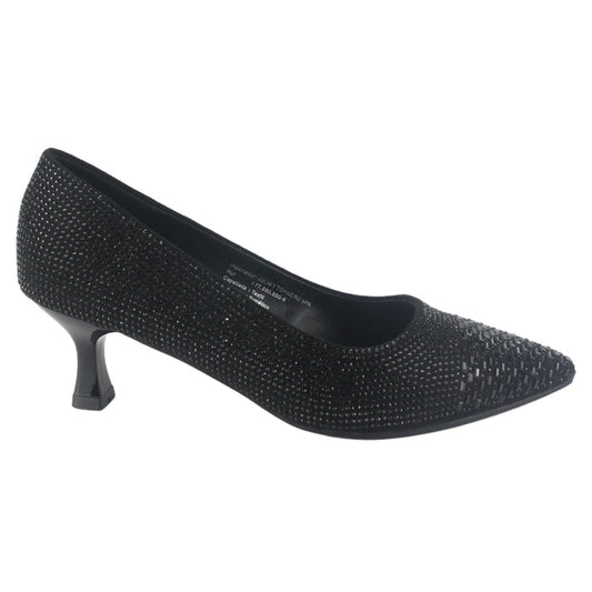 Zapato Chalada Mujer Rebi-3 Negro Casual Tacones Altos Chalada