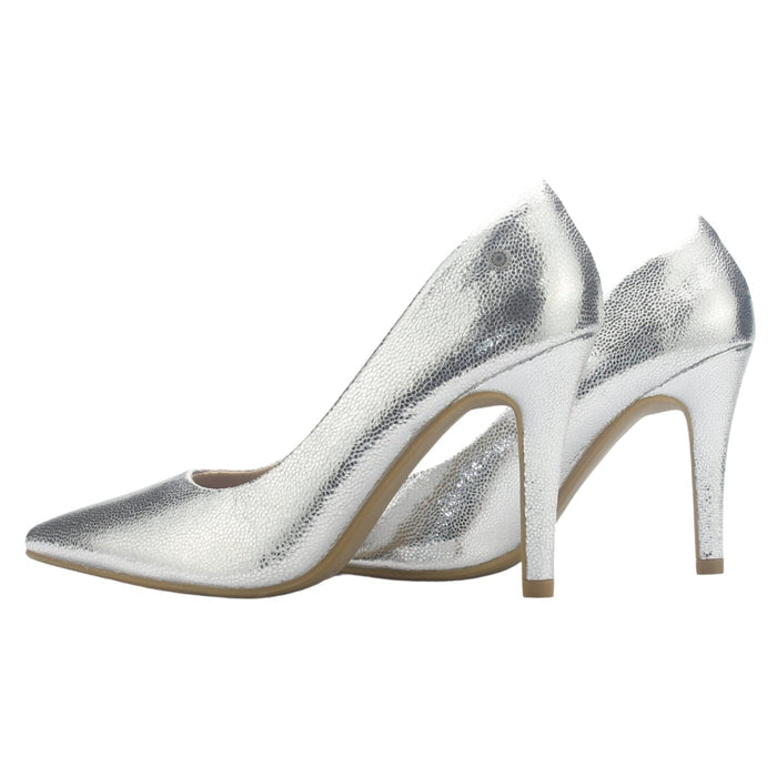Zapato Mujer Chalada Clora-71 Plateado Casual Tacones Altos Chalada