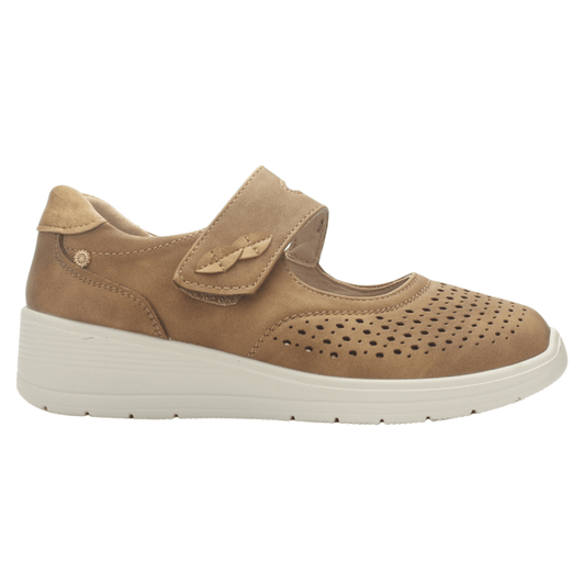 Zapato Mujer Chalada Ditter-3 Beige Casual Tacones Bajos Chalada