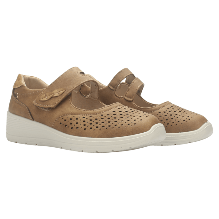 Zapato Mujer Chalada Ditter-3 Beige Casual Tacones Bajos Chalada