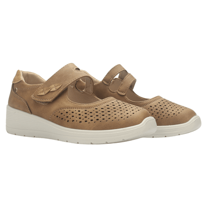 Zapato Mujer Chalada Ditter-3 Beige Casual Tacones Bajos Chalada