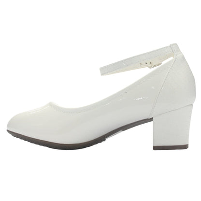 Zapato Mujer Chalada Flexi-27 Blanco Casual Tacones Bajos Chalada