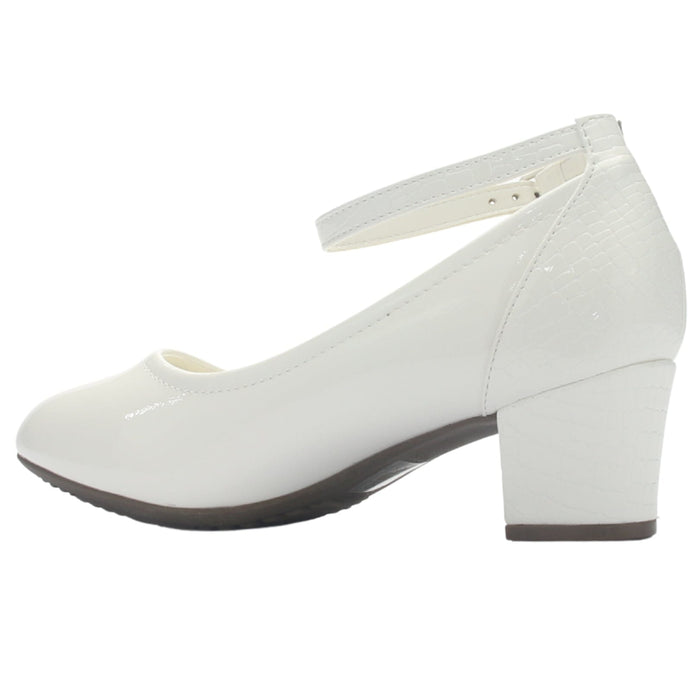 Zapato Mujer Chalada Flexi-27 Blanco Casual Tacones Bajos Chalada