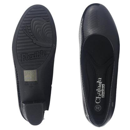 Zapato Mujer Chalada Flexi-58 Negro Casual Tacones Bajos Chalada