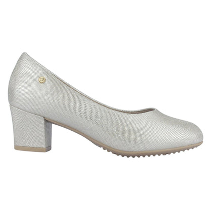 Zapato Mujer Chalada Flexi-70 Dorado Casual Tacones Bajos Chalada