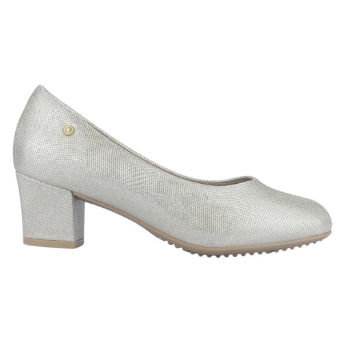 Zapato Mujer Chalada Flexi-70 Dorado Casual Tacones Bajos Chalada