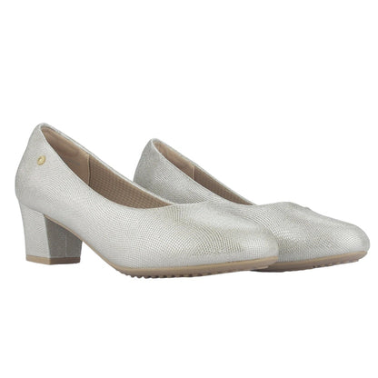 Zapato Mujer Chalada Flexi-70 Dorado Casual Tacones Bajos Chalada