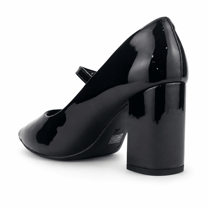 Zapato Negro Mujer Casual Chalada Baldi Tacones Altos Chalada