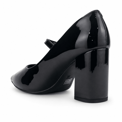 Zapato Negro Mujer Casual Chalada Baldi Tacones Altos Chalada