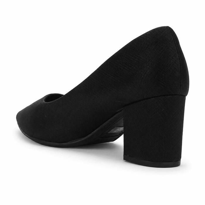 Zapato Negro Mujer Casual Chalada Bolse Tacones Altos Chalada