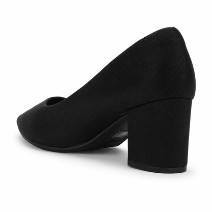 Zapato Negro Mujer Casual Chalada Bolse Tacones Altos Chalada