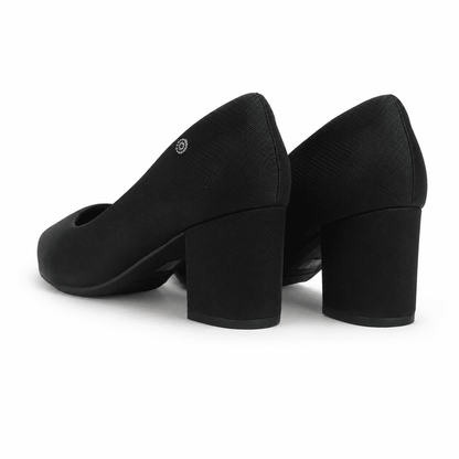 Zapato Negro Mujer Casual Chalada Bolse Tacones Altos Chalada