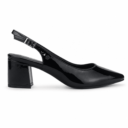 Zapato Negro Mujer Casual Chalada Faiza Tacones Altos Chalada