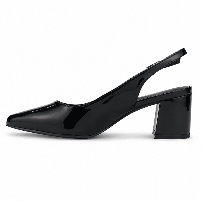 Zapato Negro Mujer Casual Chalada Faiza Tacones Altos Chalada