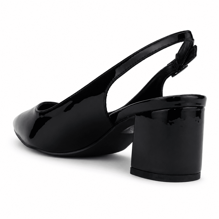 Zapato Negro Mujer Casual Chalada Faiza Tacones Altos Chalada