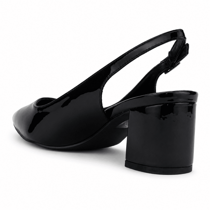 Zapato Negro Mujer Casual Chalada Faiza Tacones Altos Chalada