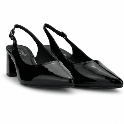 Zapato Negro Mujer Casual Chalada Faiza Tacones Altos Chalada
